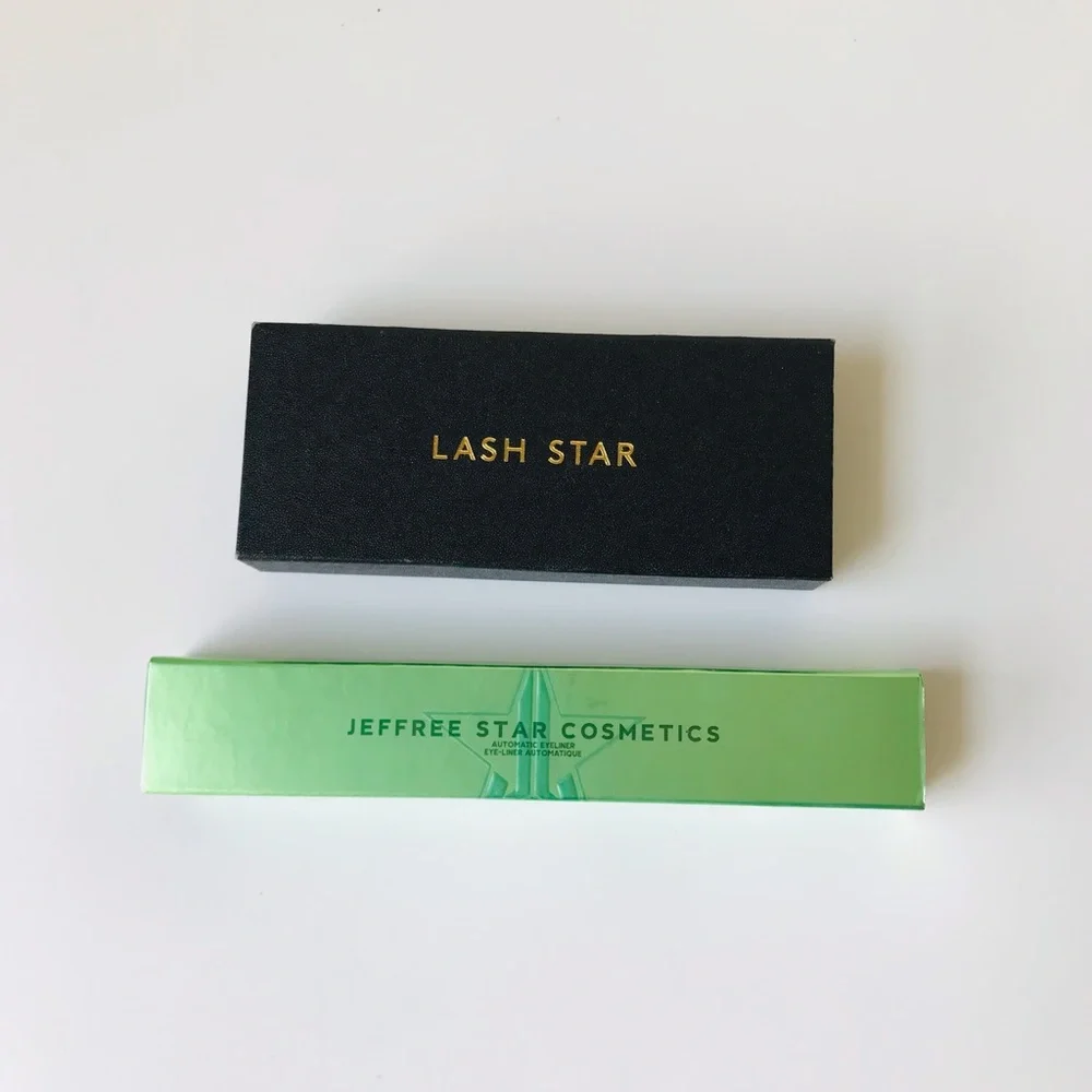 Jeffree Star Money Counter Eyeliner And Lash Star Visionary Eyelashes, NIB
